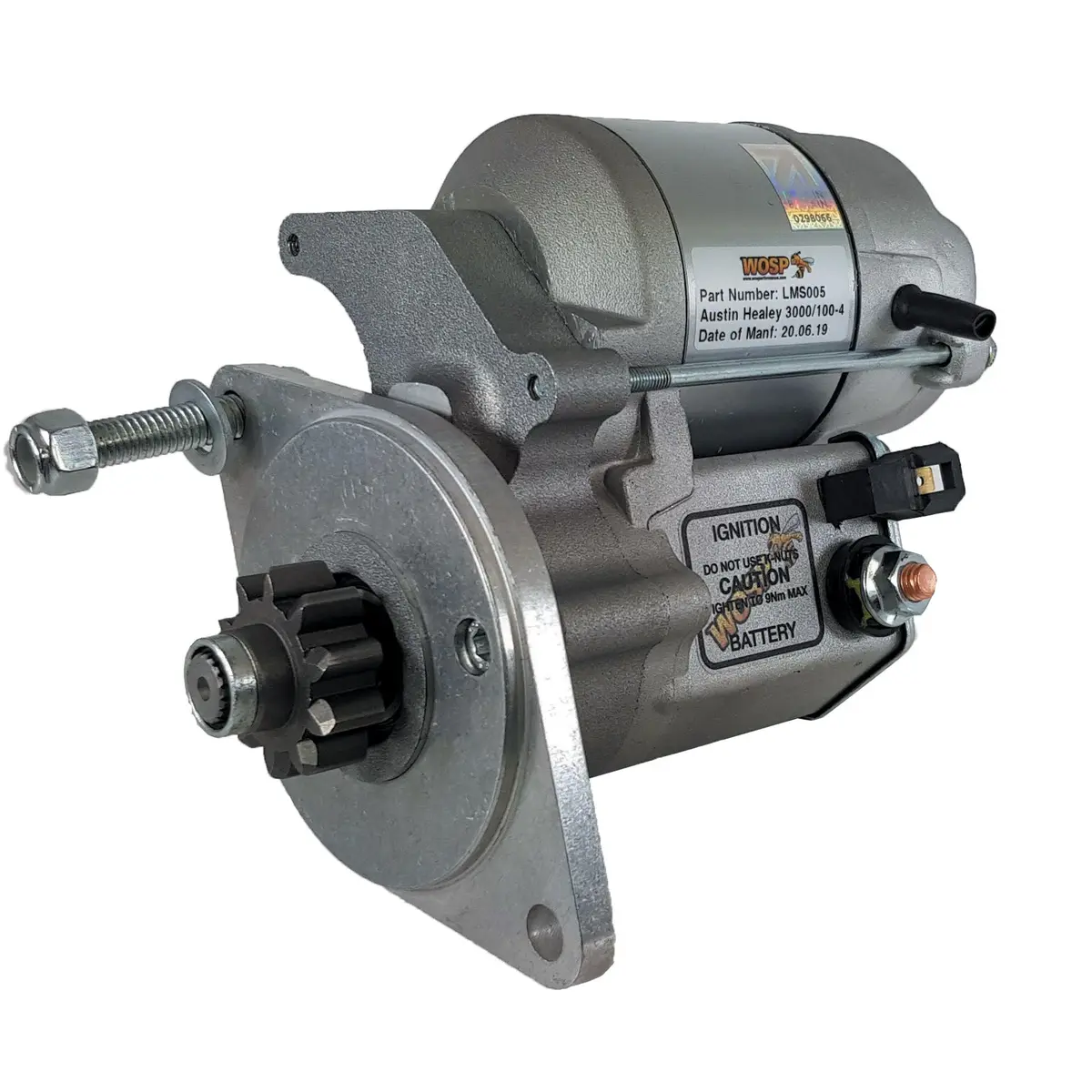 Wosp Lms005 Starter Motor 12V 1.4Kw Fits Austin Healey 100 / 3000 / 4 & 6 Cyl High Torque Starter Motor 1