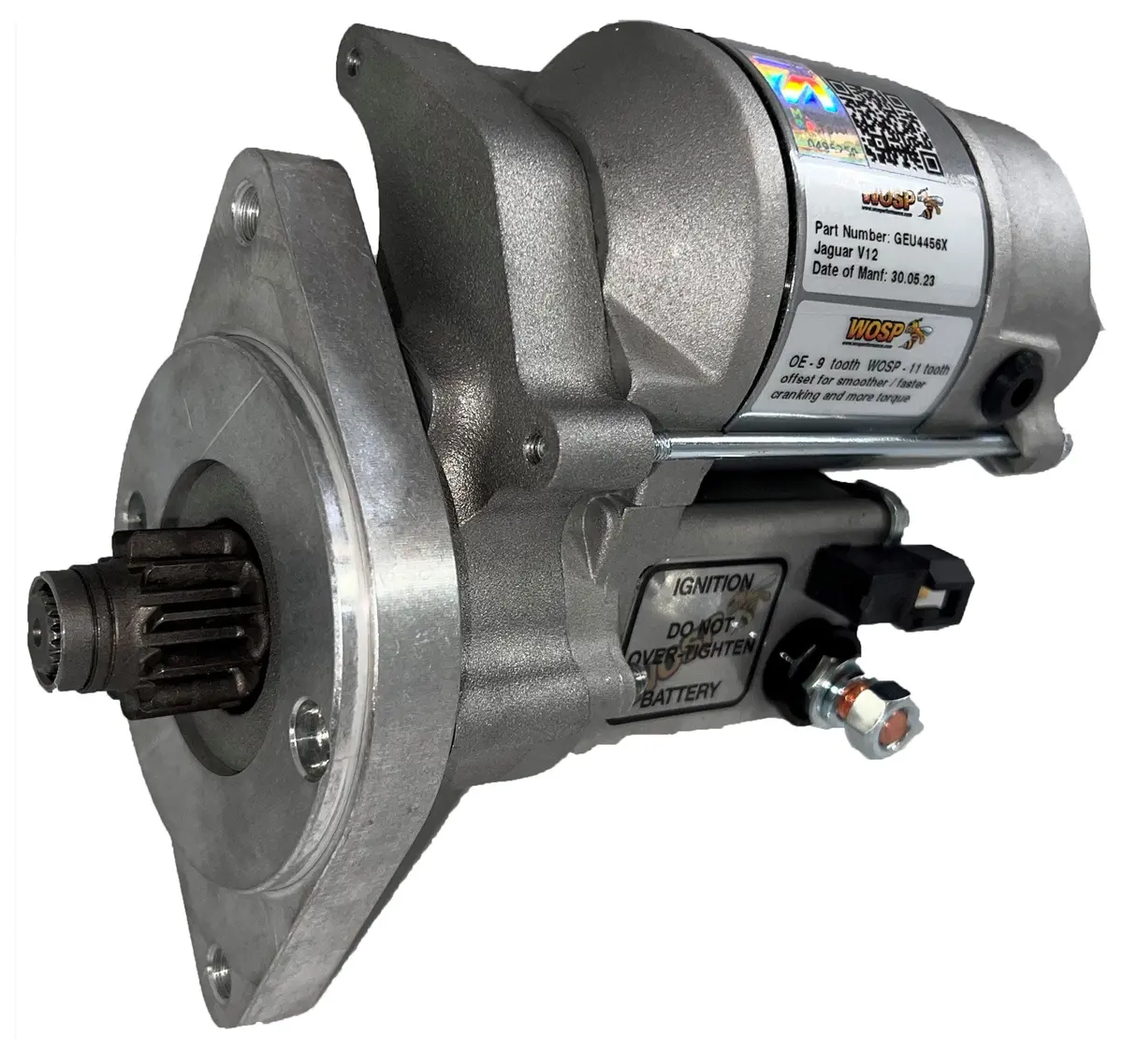 Wosp Lms017-11 Starter Motor 12V 1.4Kw Fits Jaguar V12 'Late' Manual / Auto High Torque Starter Motor 1