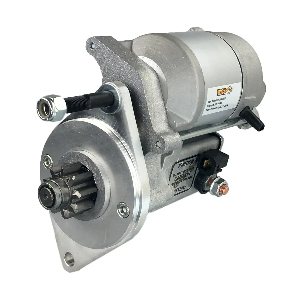 Wosp Lms023 Starter Motor 12V 1.4Kw Fits Triumph Tr2 / Tr3 (Standard Vanguard Engine) High Torque Starter Motor 1