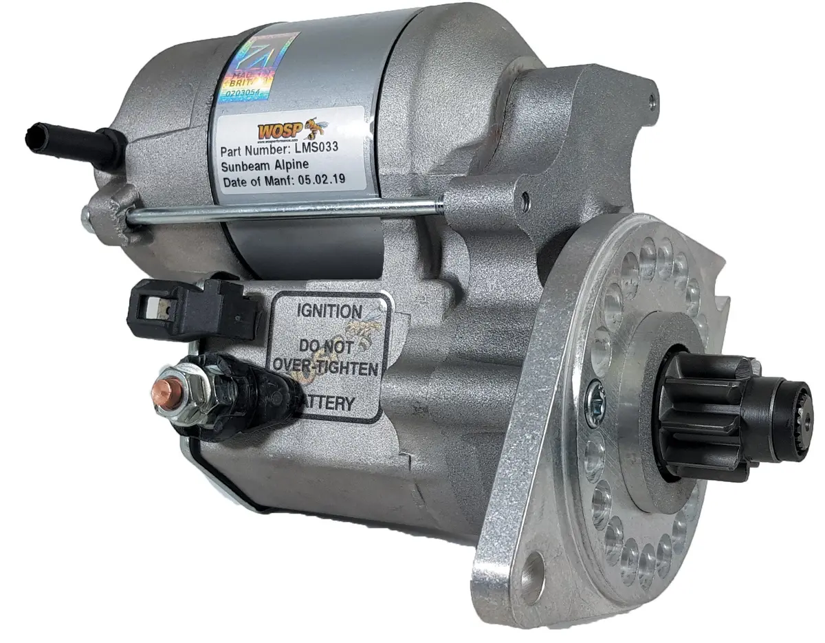 Wosp Lms033 Starter Motor 12V 1.4Kw Fits Rootes / Holbay 1600 / 1725 High Torque Starter Motor 1