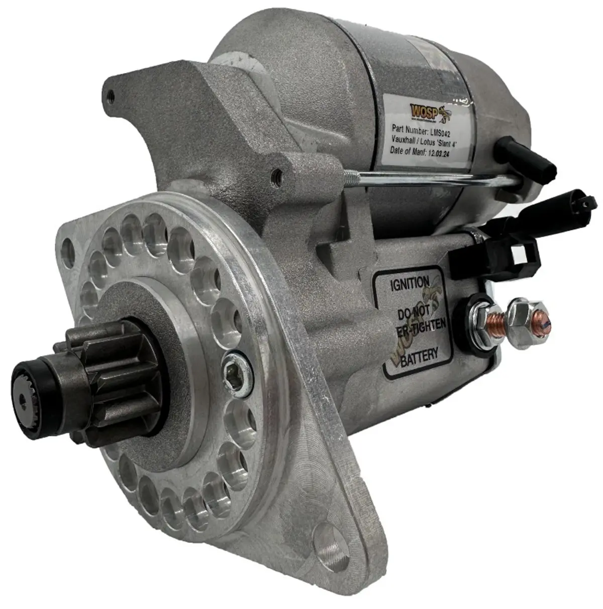 Wosp Lms042 Starter Motor 12V 1.4Kw Fits Vauxhall Slant-4 High Torque Starter Motor 1