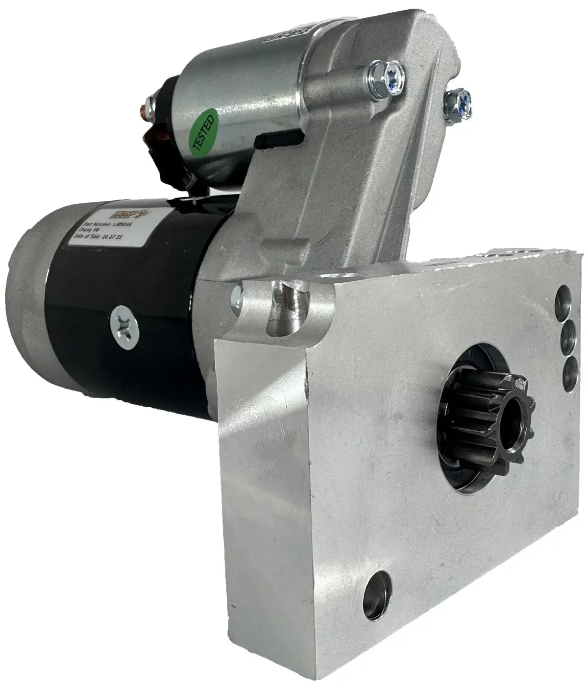 Wosp Lms045 Starter Motor 12V 2Kw Fits Chevrolet V8 & Straight 6 Parallel Hole Pad Mount 2.0Kw 'Tilton Type' Starter Motor 1