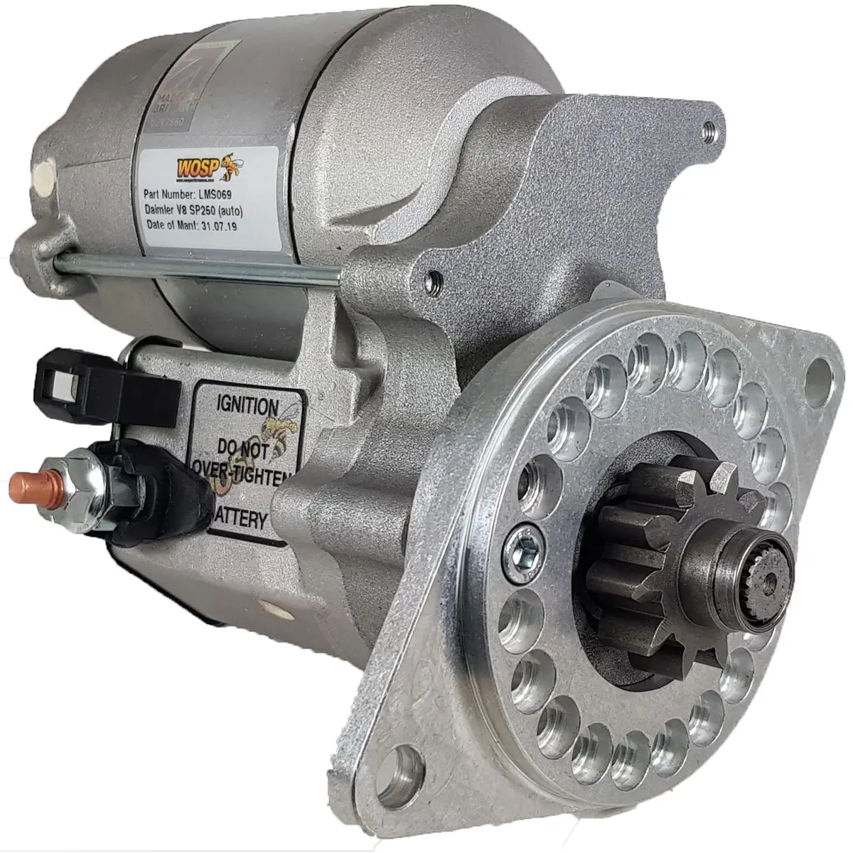 Wosp Lms069-11 Starter Motor 12V 1.4Kw Fits Austin / Daimler 'Various' (11 Tooth) High Torque Starter Motor 1