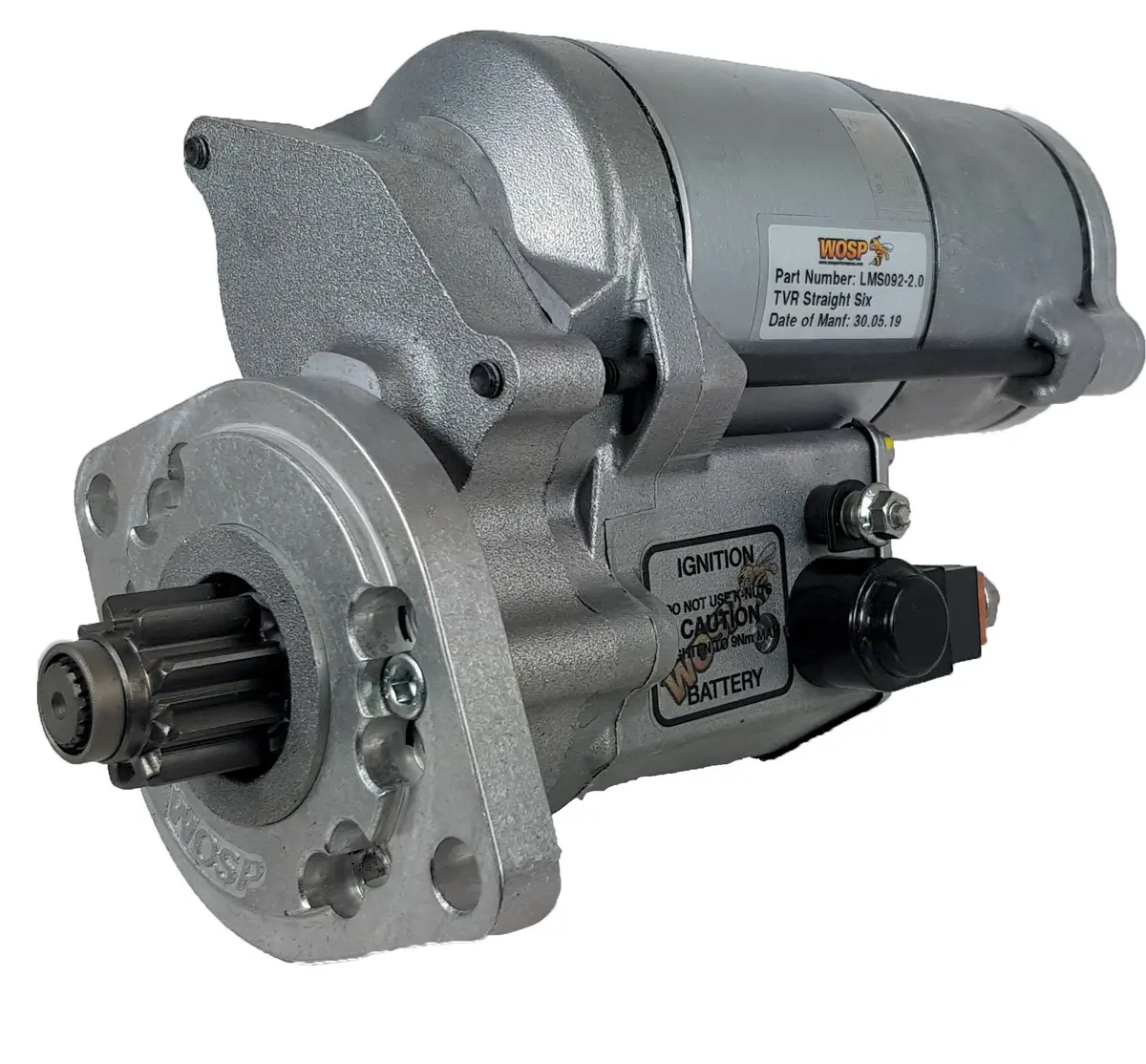 Wosp Lms092 Starter Motor 12V 2Kw Fits Tvr Speed Six High Torque Starter Motor 1