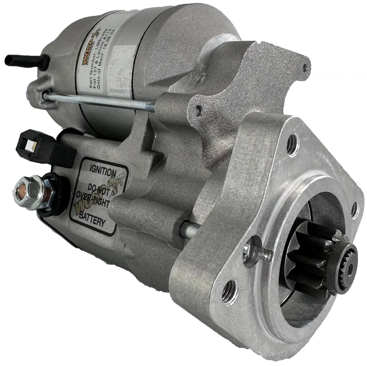 Wosp Lms1003 Starter Motor 12V 1.2Kw Fits Autobianchi / Fiat 127 & Lancia A112 High Torque Starter Motor 1