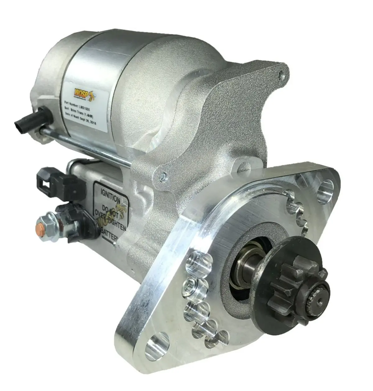 Wosp Lms1005 Starter Motor 12V 1.4Kw Fits Bert / Brinn Transmission High Torque Starter Motor 1