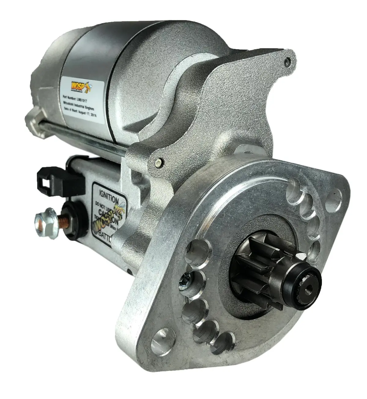 Wosp Lms1017 Starter Motor 12V 1.4Kw Fits Bolens Iseki Tractor / Mitsubishi / Satoh High Torque Starter Motor 1
