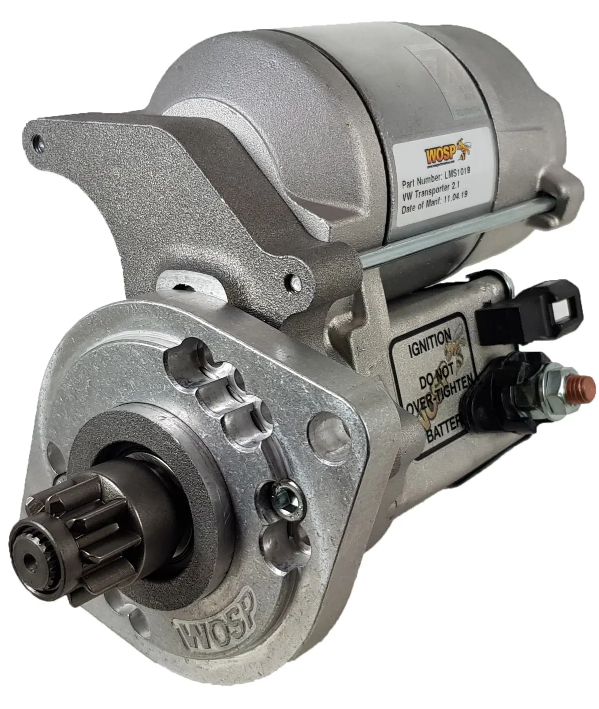 Wosp Lms1018 Starter Motor 12V 1.4Kw Fits Volkswagen Type 2 Transporter T3 Petrol (Auto) High Torque Starter Motor 1