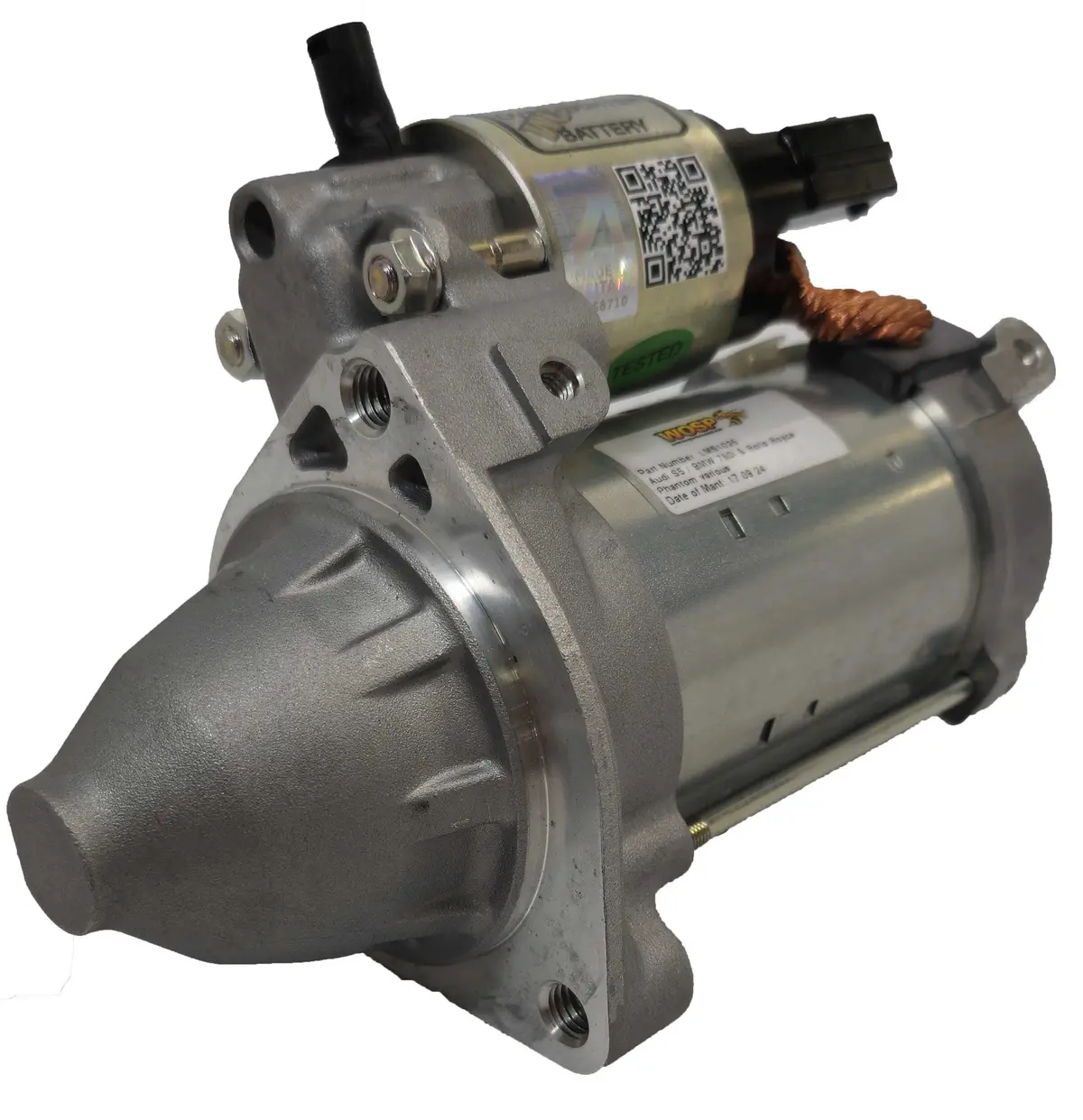 Wosp Lms1025 Starter Motor 12V 1.6Kw Fits Audi S5 / Bmw 760I & Rolls Royce Phantom Various High Performance Starter Motor 1