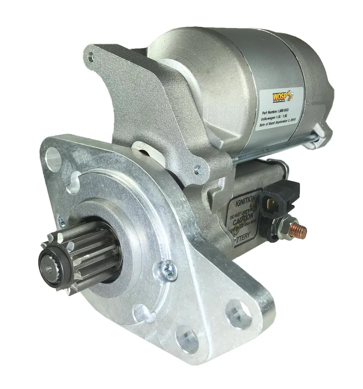 Wosp Lms1033 Starter Motor 12V 1.4Kw Fits Audi / Seat / Vw / Volkswagen Various High Torque Starter Motor 1