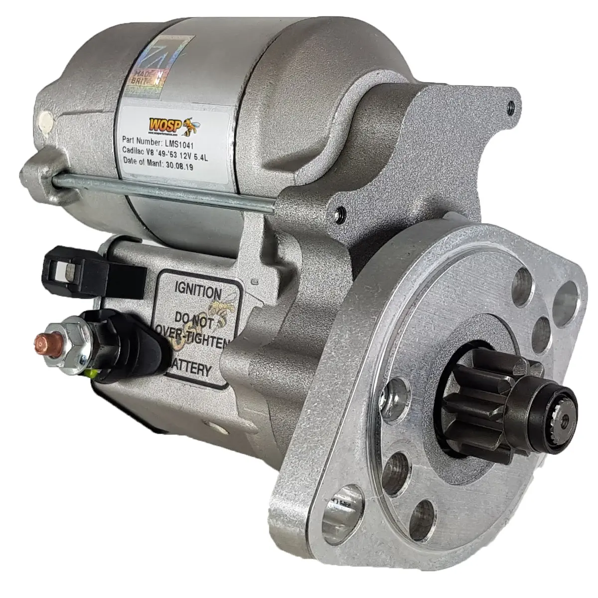 Wosp Lms1041 Starter Motor 12V 1.4Kw Fits Cadillac Type 61 / 5.4L 331Ci V8 (12V) Motor Underneath High Torque Starter Motor 1