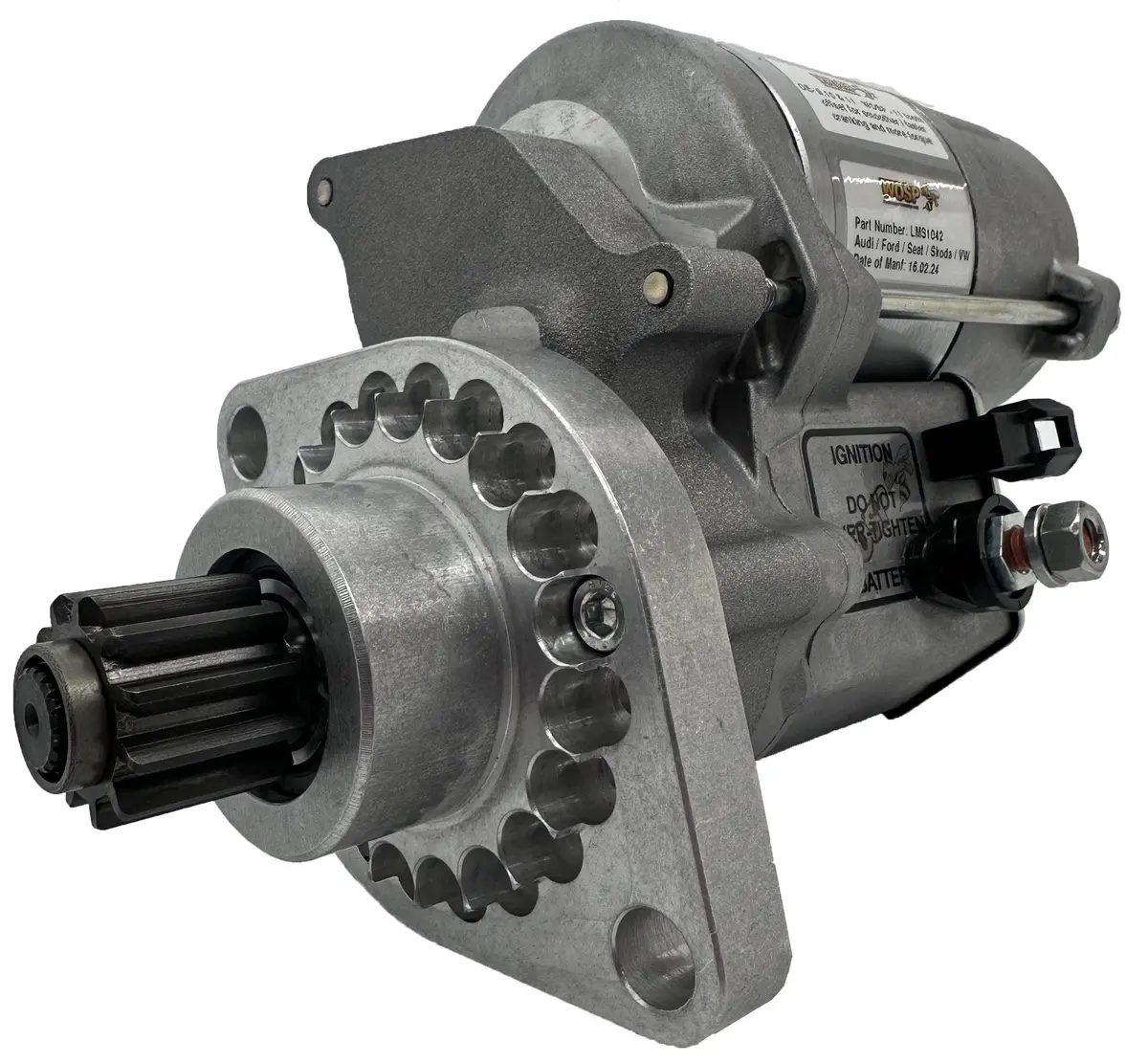 Wosp Lms1042 Starter Motor 12V 2Kw Fits Audi / Ford / Seat / Skoda / Vw Petrol Various High Torque Starter Motor 1
