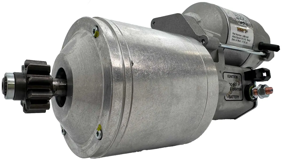 Wosp Lms1047 Starter Motor 12V 1Kw Fits Alvis Speed 25 'Early' 3.5L 6Cyl (112Mm Mount) High Torque Starter Motor 1