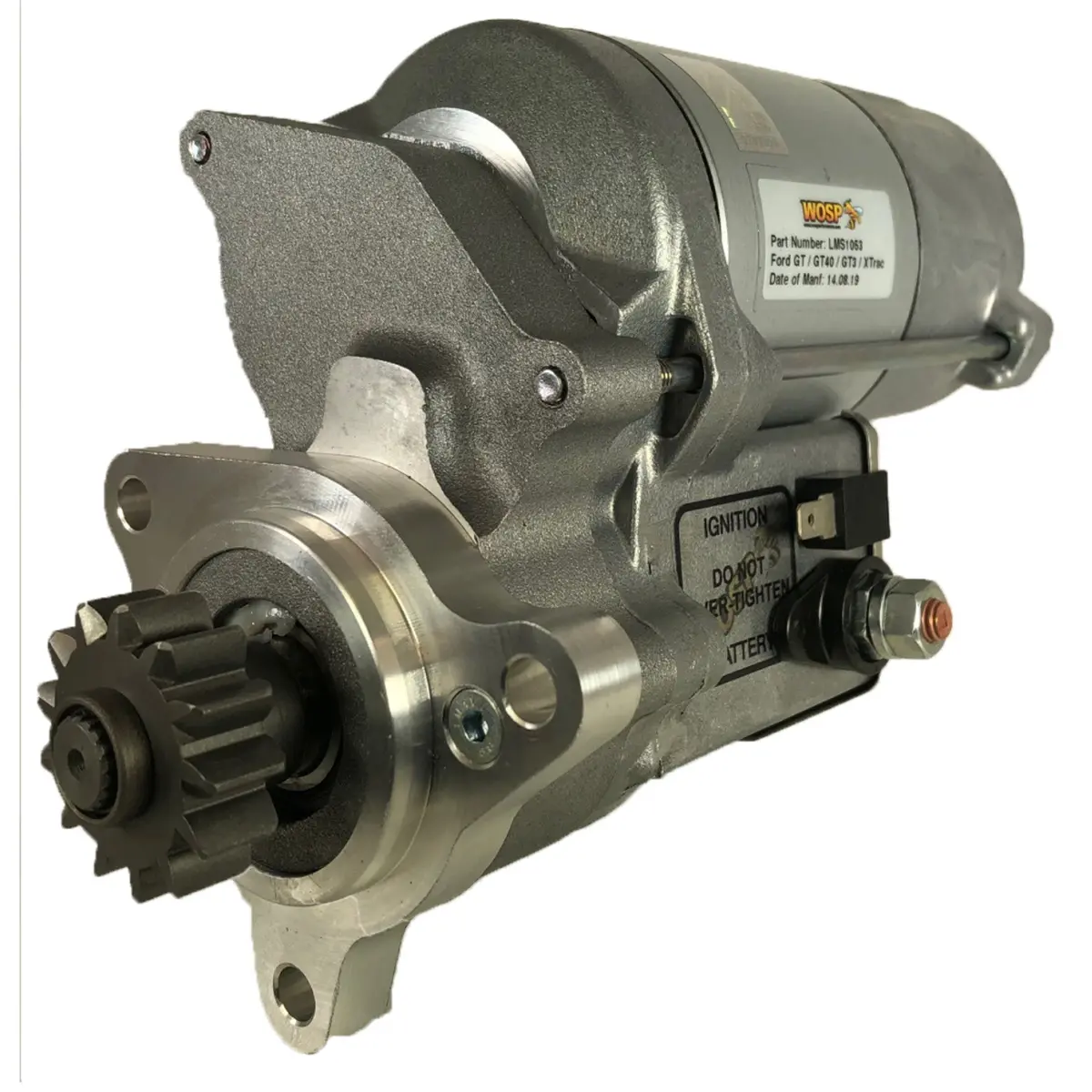 Wosp Lms1053 Starter Motor 12V 2Kw Fits Ford Gt / Gt40 / Gt3 / Xtrac Transmission High Torque Starter Motor 1