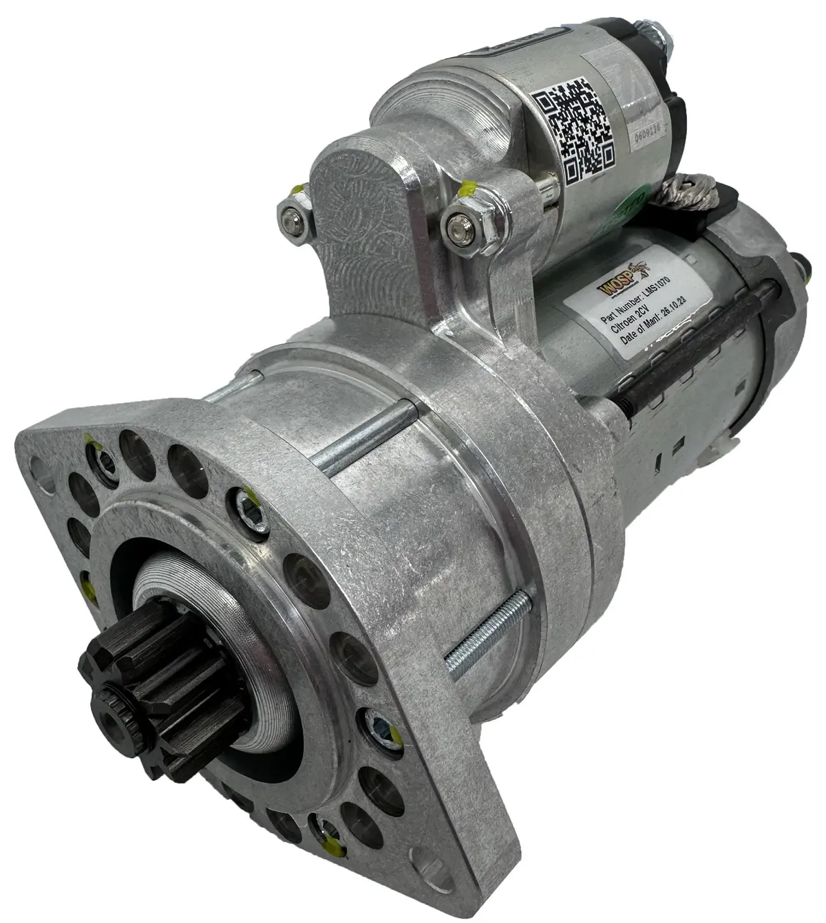 Wosp Lms1070 Starter Motor 12V 2Kw Fits Citroen 2Cv6 '72-'90 High Performance Starter Motor 1