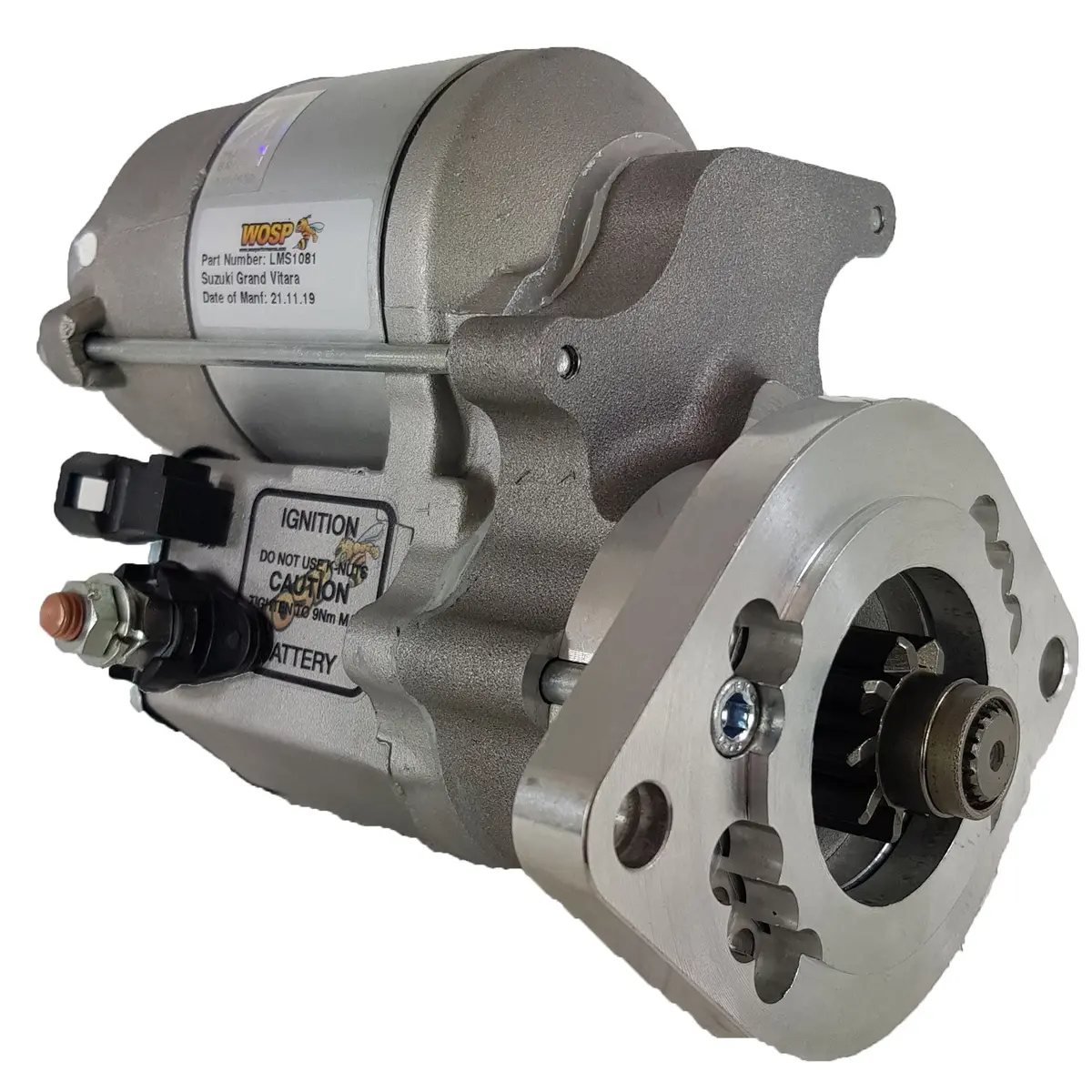 Wosp Lms1081 Starter Motor 12V 1.4Kw Fits Suzuki Grand Vitara / Jimny / Samurai / Sj413 / Vitara / X-90 High Torque Starter Motor 1