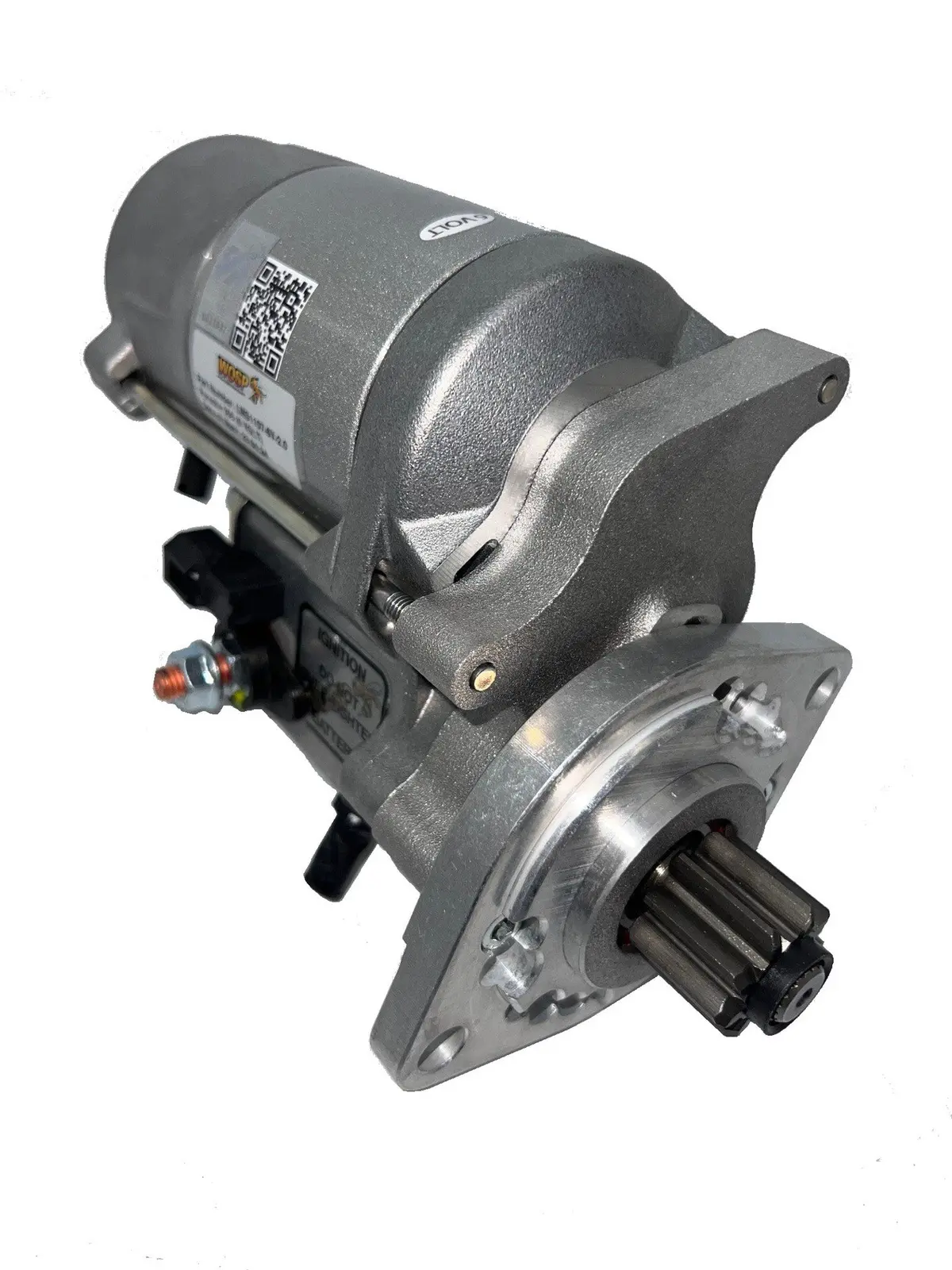 Wosp Lms1107-6V-2.0 Starter Motor 6V 2Kw Fits Porsche 356 / 550 Spyder & Vw Beetle Lh 'Early' 6 Volt Super-Duty Starter Motor 1