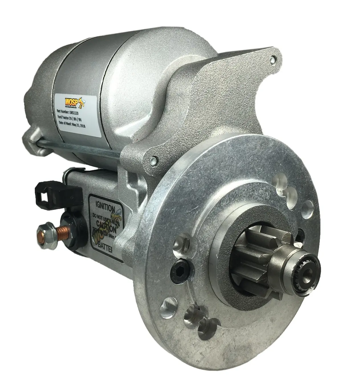 Wosp Lms1120 Starter Motor 12V 1.4Kw Fits Ford Flathead V8 2N / 8N / 9N (Lh - Motor Underneath) High Torque Starter Motor 1