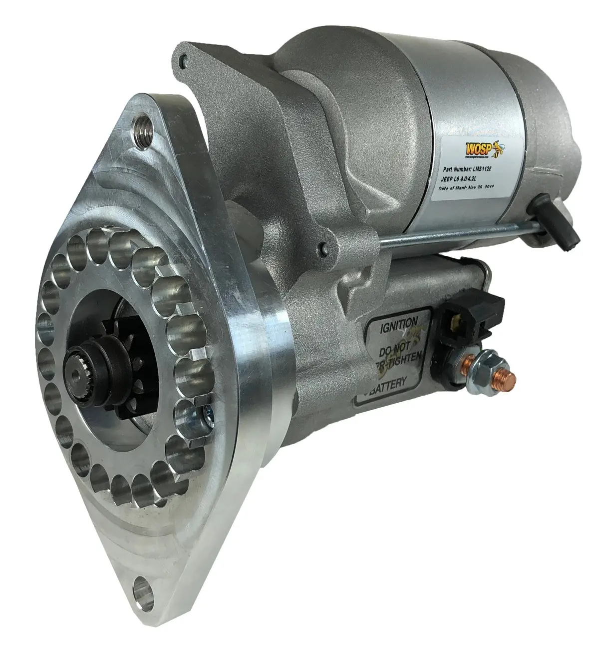 Wosp Lms1126 Starter Motor 12V 1.4Kw Fits Jeep 4L / 5.9L '91-'98 High Torque Starter Motor 1