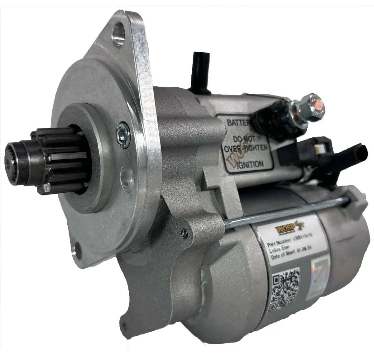 Wosp Lms113-10 Starter Motor 12V 1.4Kw Fits Lotus Elan (10 Tooth) High Torque Starter 1