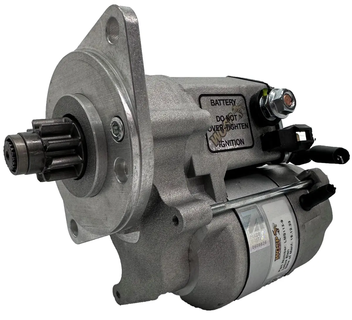 Wosp Lms113-9 Starter Motor 12V 1.4Kw Fits Lotus Elan (9 Tooth) High Torque Starter 1