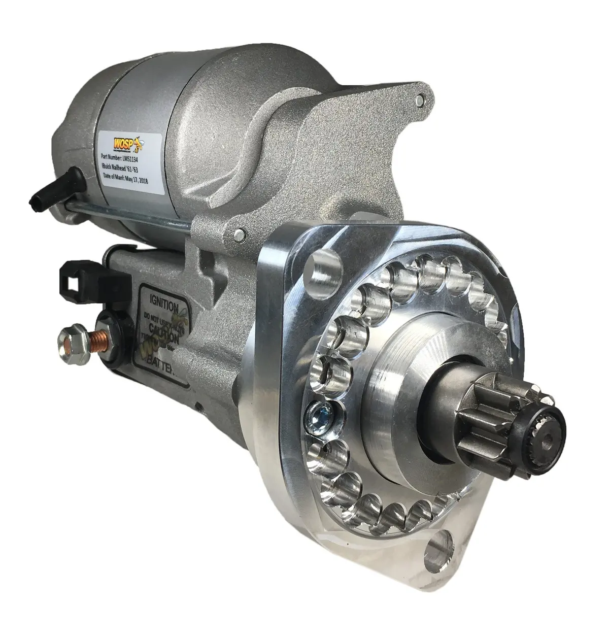 Wosp Lms1134 Starter Motor 12V 1.4Kw Fits Buick V8 6.6L Various Applications High Torque Starter Motor 1
