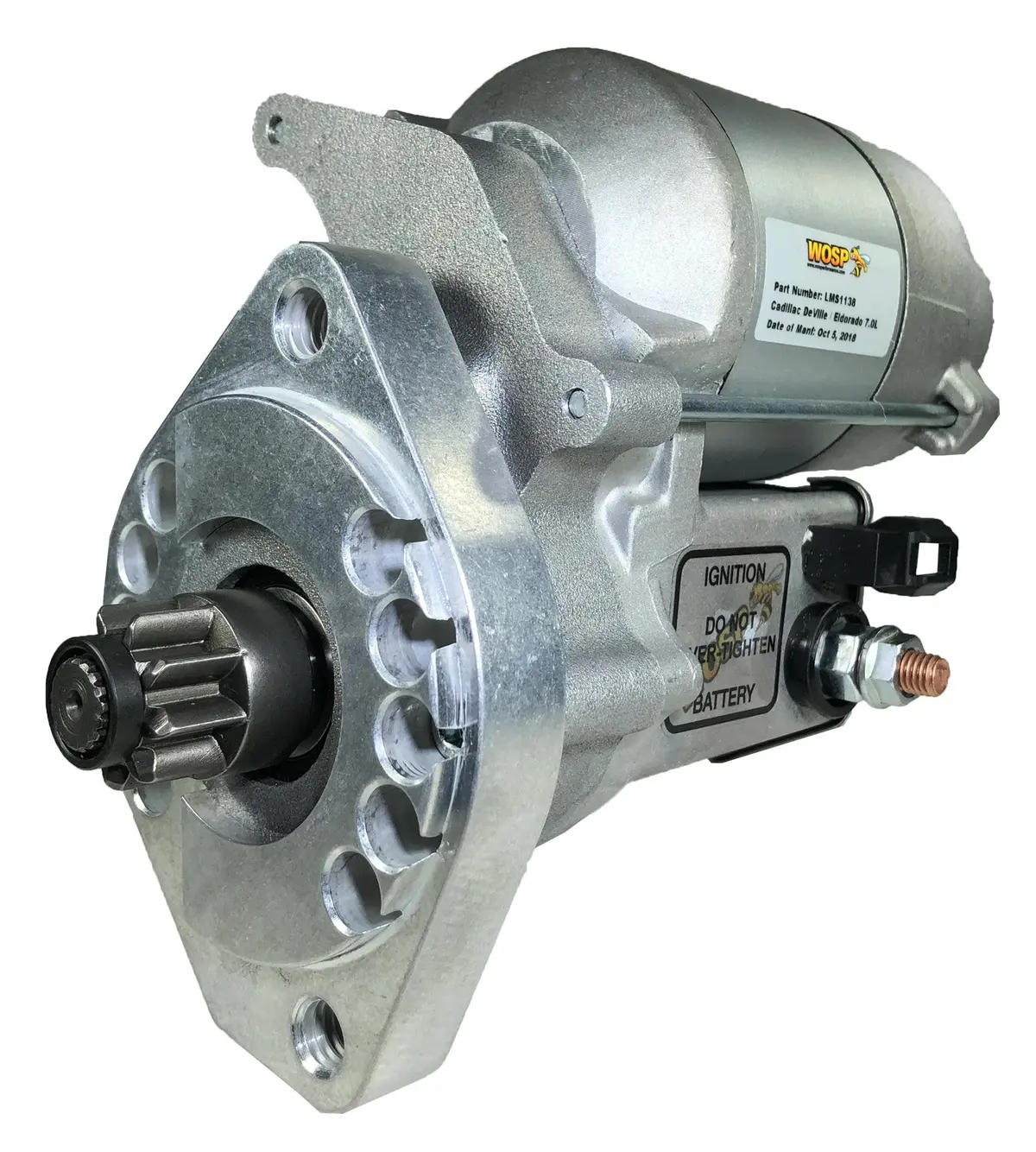 Wosp Lms1138 Starter Motor 12V 1.4Kw Fits Cadillac '61-'64 High Torque Starter Motor 1