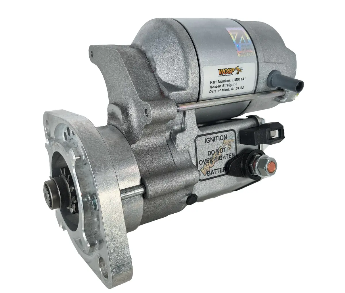 Wosp Lms1141 Starter Motor 12V 1.4Kw Fits Holden Straight 6 'Red Motor' High Torque Starter Motor 1