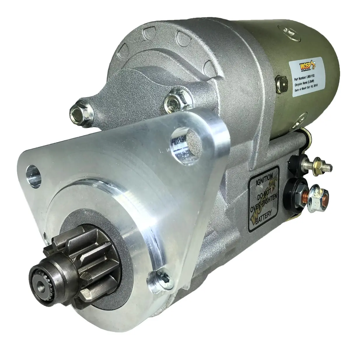 Wosp Lms1152 Starter Motor 12V 2Kw Fits Chrysler / Mopar / Hemi (Rotatable) V8 Super-Duty Starter Motor 1