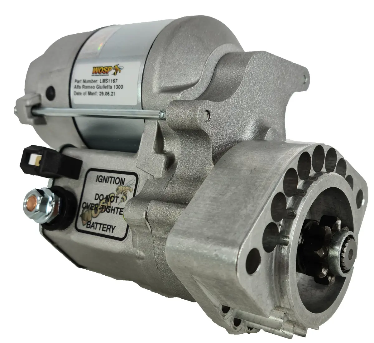 Wosp Lms1167 Starter Motor 12V 1.4Kw Fits Alfa Romeo Giulietta 1300 (750 / 101 Series) High Torque Starter Motor 1
