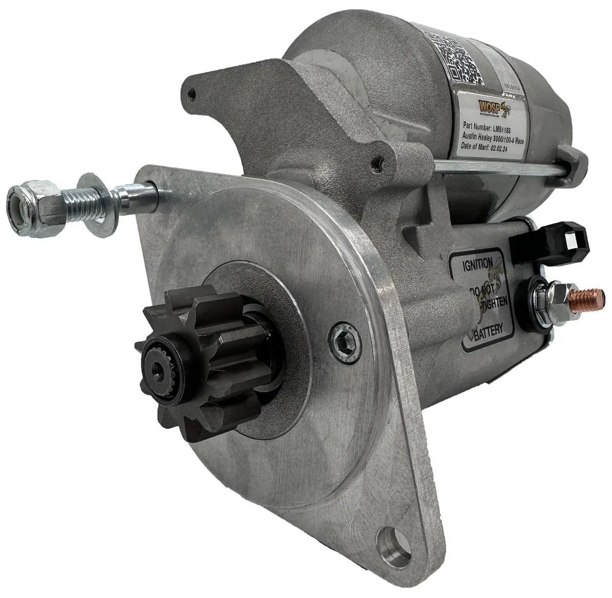 Wosp Lms1183 Starter Motor 12V 1.2Kw Fits Austin Healey 3000 & 100-4 (Thin Ring Gear / Race) High Torque Starter Motor 1