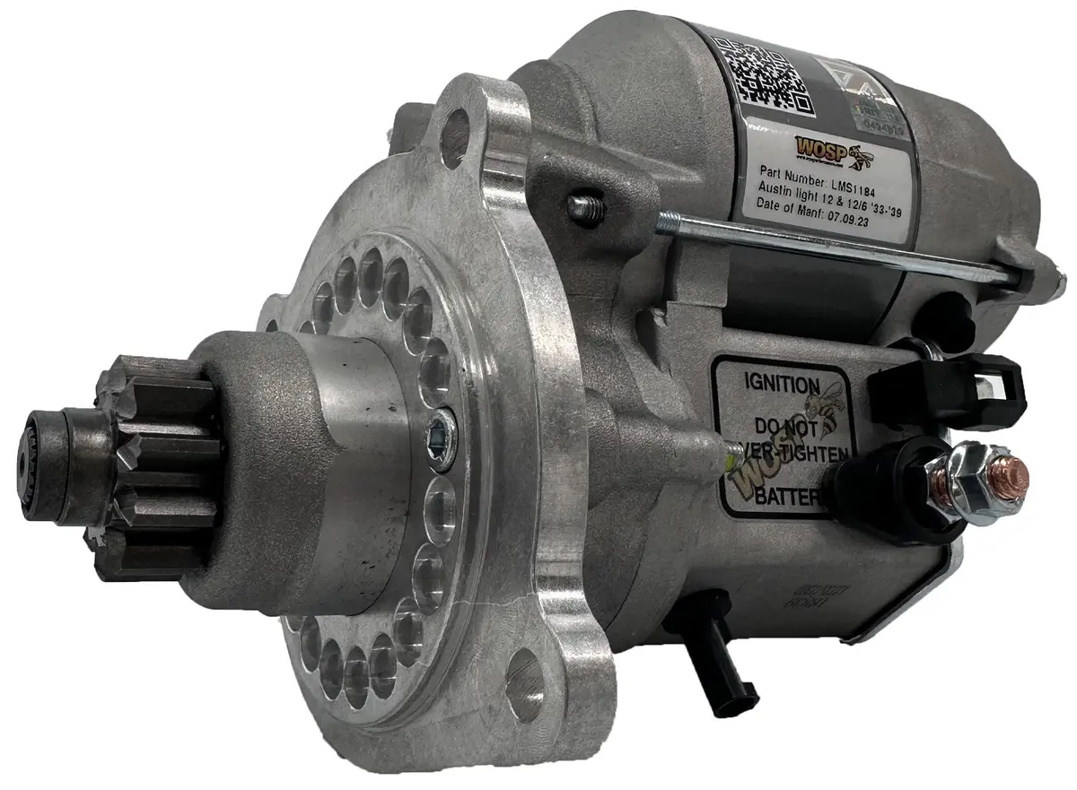 Wosp Lms1184 Starter Motor 12V 1.4Kw Fits Austin Light 12 'Twelve' High Torque Starter Motor 1