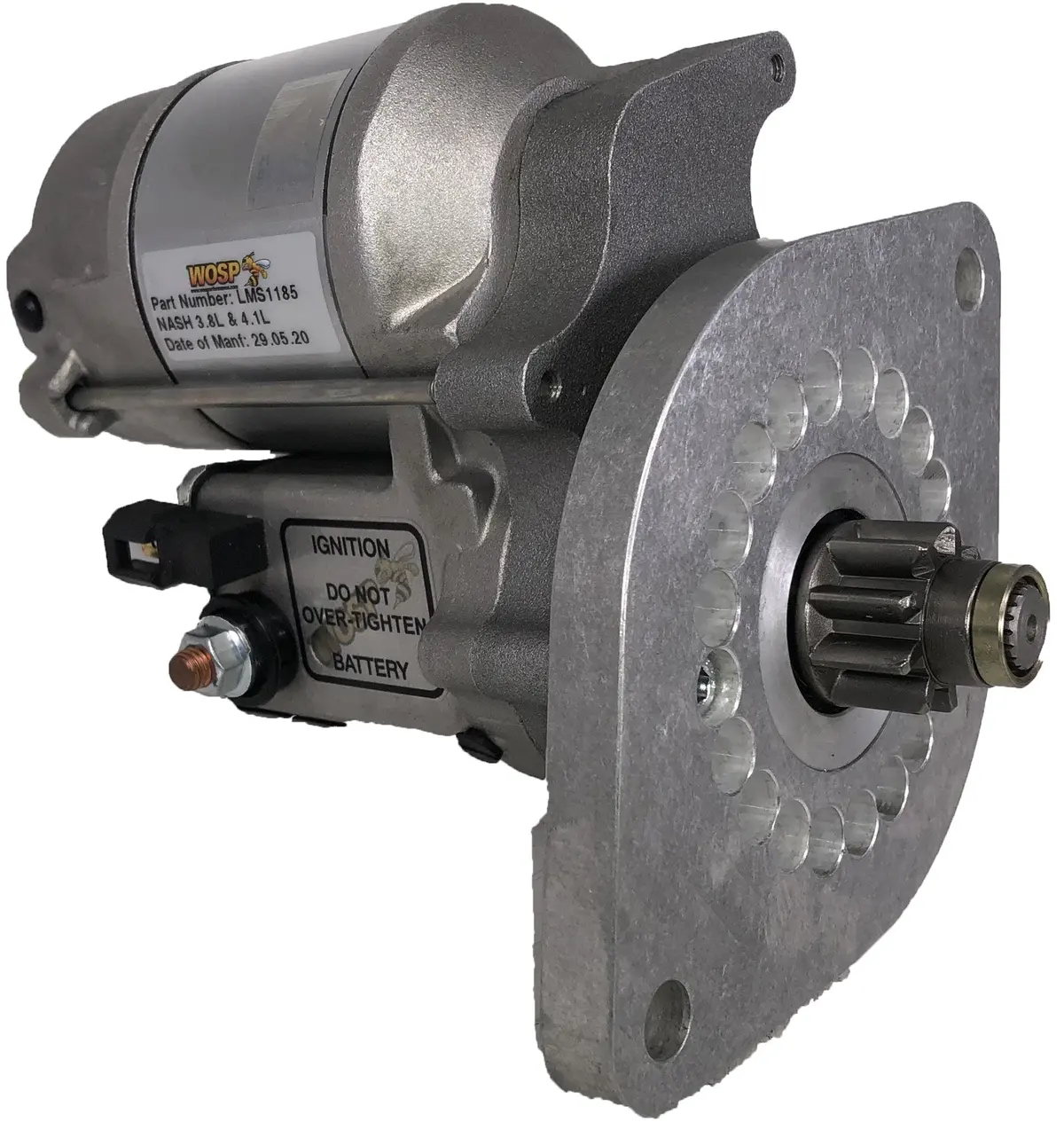Wosp Lms1185 Starter Motor 12V 1.4Kw Fits Nash Ambassador (Healey) 3.8L & 4.1L High Torque Starter Motor 1