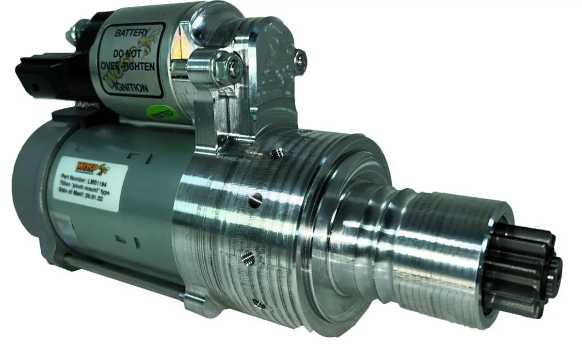 Wosp Lms1194 Starter Motor 12V 2Kw Fits Tilton 'Pinch Mount' Type High Performance Starter Motor 1