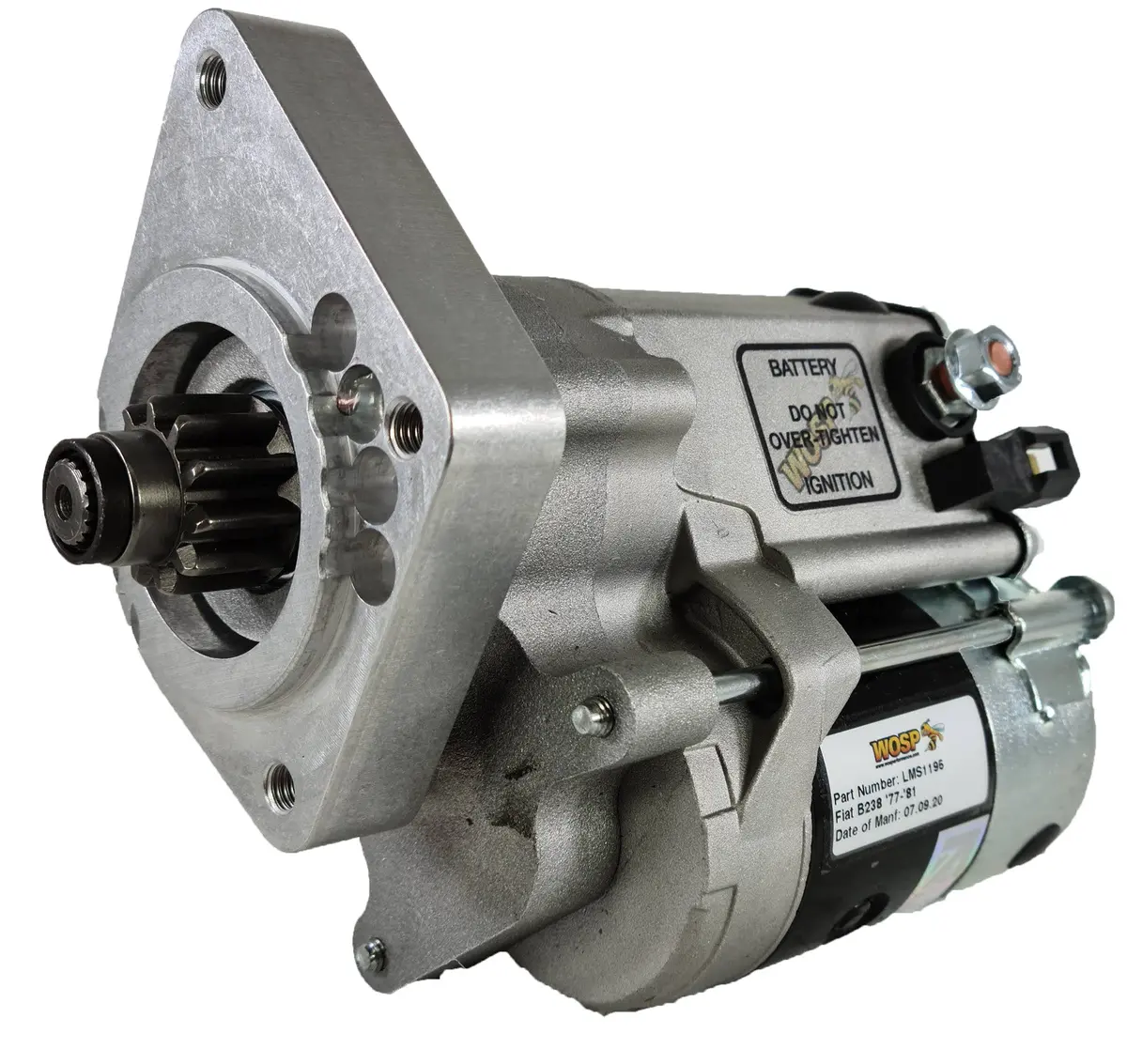 Wosp Lms1195 Starter Motor 12V 1Kw Fits Fiat B 238 High Torque Starter Motor 1