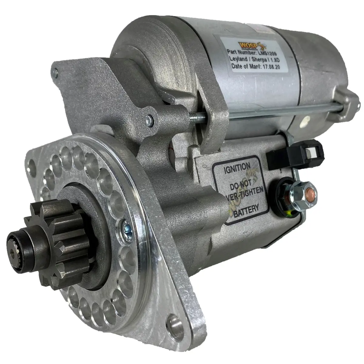 Wosp Lms1209 Starter Motor 12V 2Kw Fits Bucher Tr2800 / Leyland Sherpa 1.8D High Torque Starter Motor 1