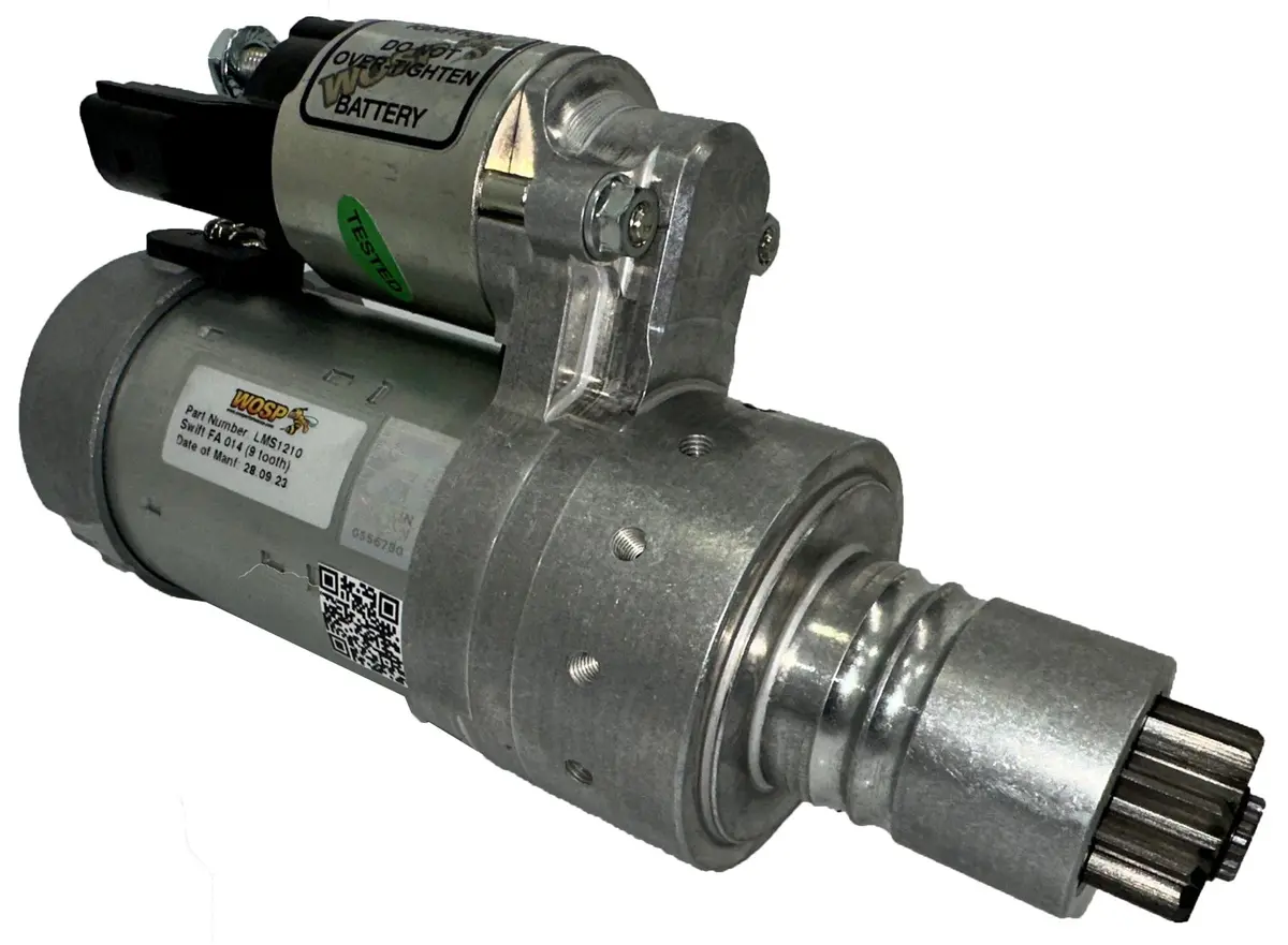 Wosp Lms1210 Starter Motor 12V 2Kw Fits Swift 008 / 014 Formula Atlantic (9 Tooth) High Performance Starter Motor 1