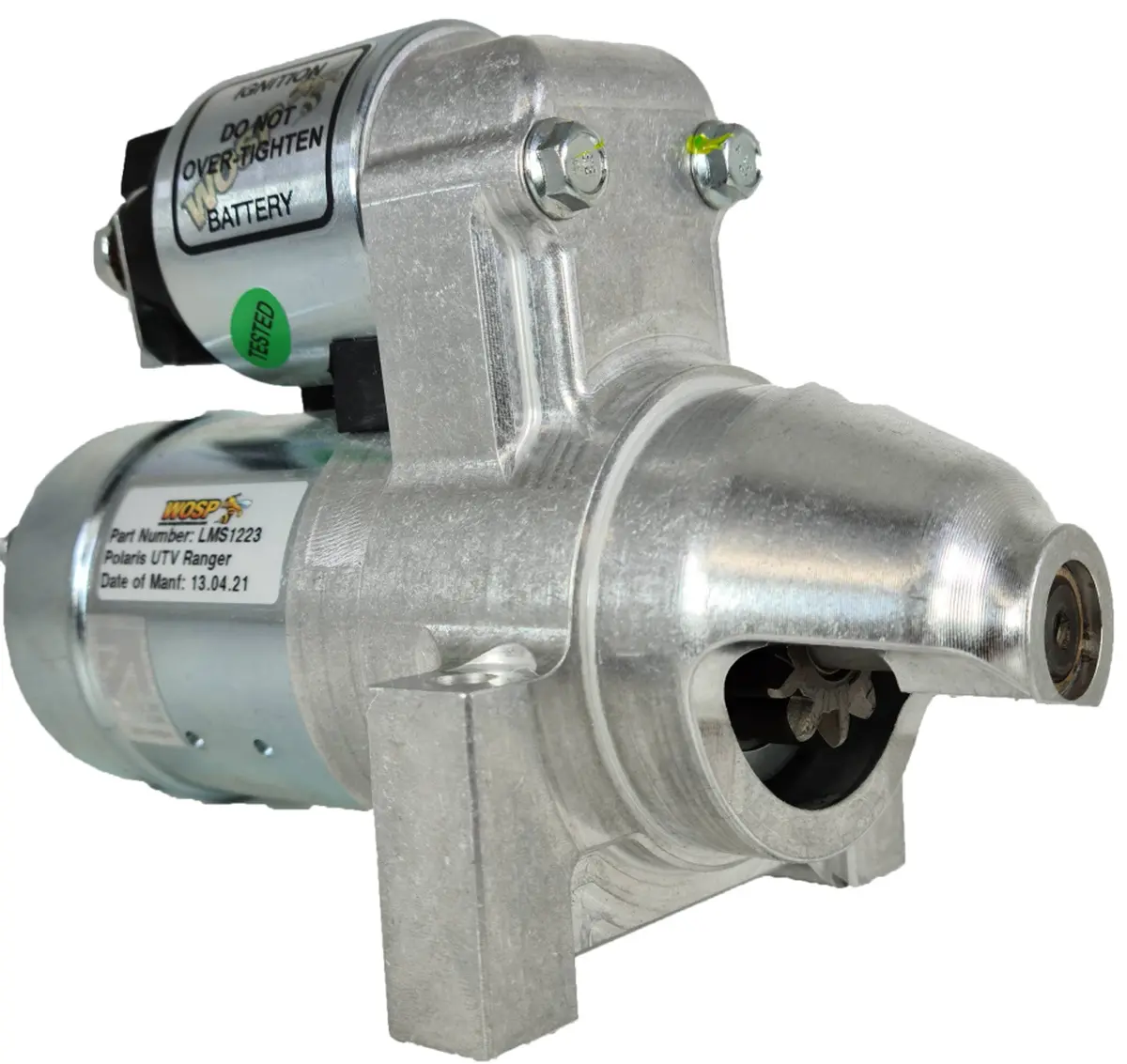 Wosp Lms1223 Starter Motor 12V 1.4Kw Fits Polaris Utv / Wisconsin Robin Slimline Starter Motor 1