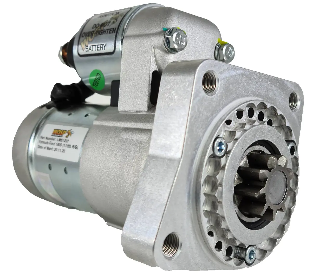 Wosp Lms1227 Starter Motor 12V 1.4Kw Fits Formula Ford 1600 (110 Tooth Ring Gear) Slimline Starter Motor 1