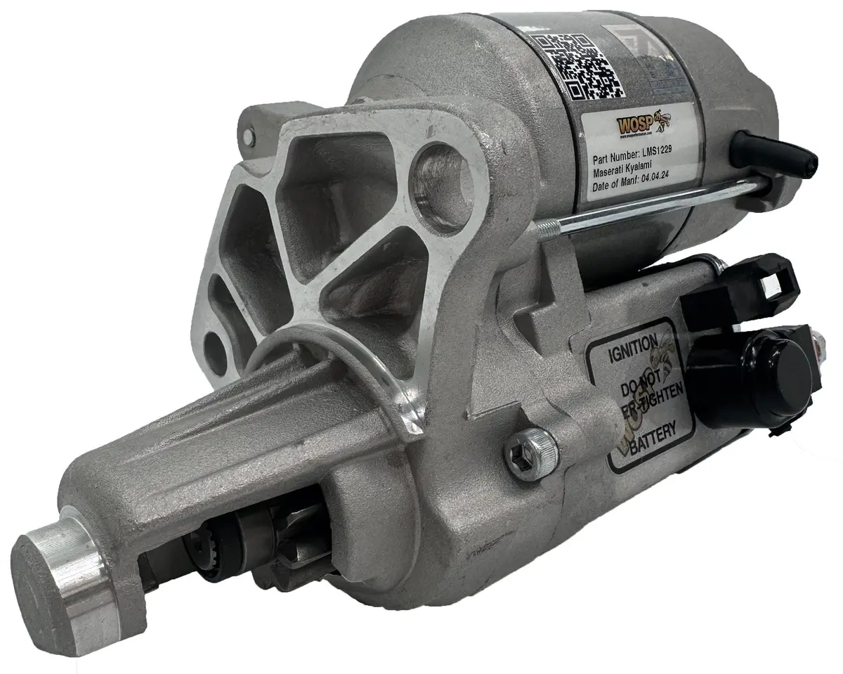 Wosp Lms1229 Starter Motor 12V 1.4Kw Fits Maserati Kyalami (Automatic Chrysler Trans) High Torque Starter Motor 1