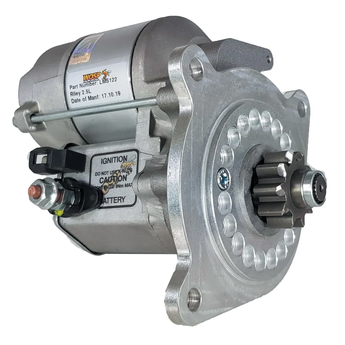 Wosp Lms122 Starter Motor 12V 1.4Kw Fits Riley 2.5L Rmb / Rmf High Torque Starter Motor 1