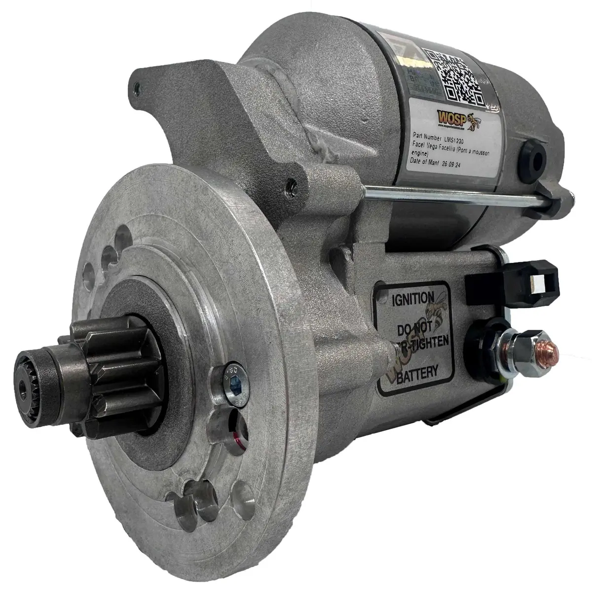 Wosp Lms1230 Starter Motor 12V 1.4Kw Fits Facel Vega Facellia (Pont A Mousson Engine) High Torque Starter Motor 1