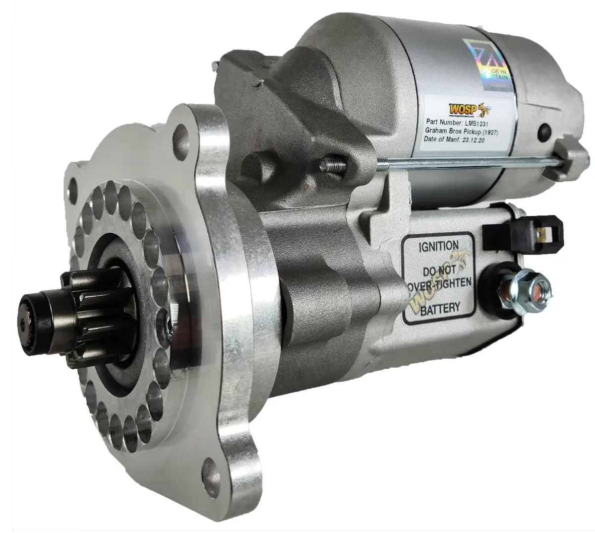 Wosp Lms1231 Starter Motor 12V 1.4Kw Fits Graham Brothers Commercial High Torque Starter Motor 1