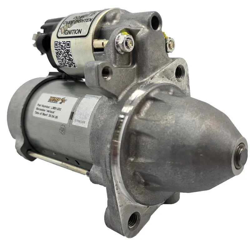Wosp Lms1232 Starter Motor 12V 2Kw Fits Mercedes 'Various' Inc. 190 Cosworth High Performance Starter Motor 1