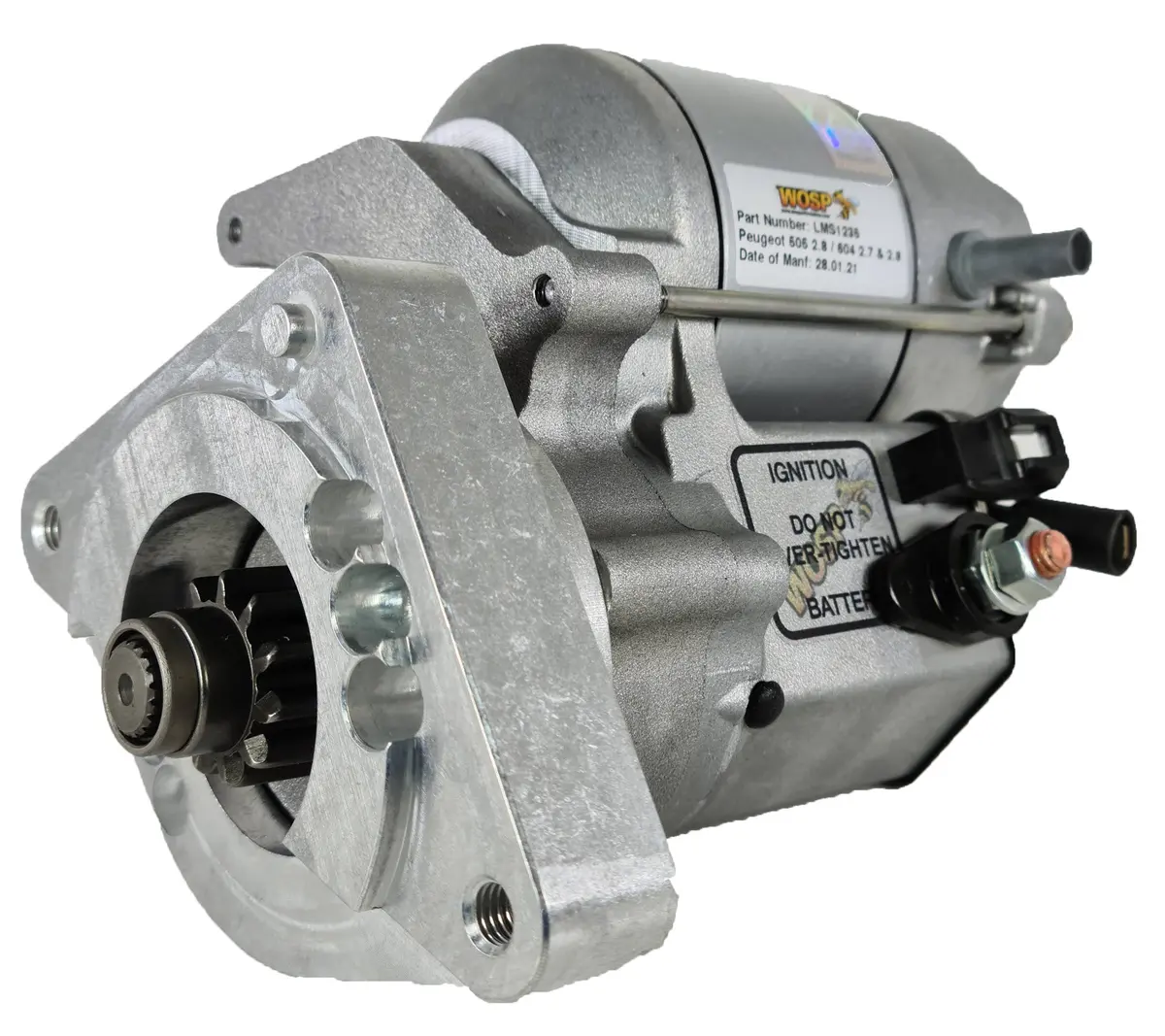 Wosp Lms1235 Starter Motor 12V 1.4Kw Fits Peugeot 505 2.8 / 604 2.7 & 2.8 High Torque Starter Motor 1