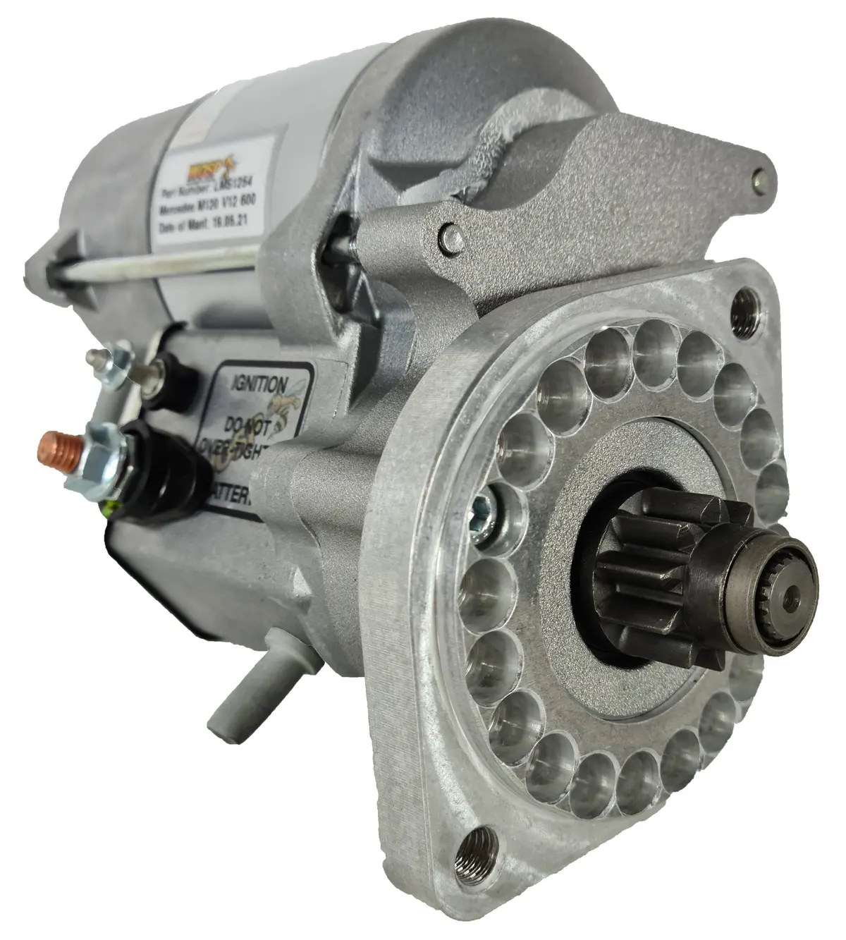 Wosp Lms1254 Starter Motor 12V 2Kw Fits Mercedes 6L V12 Super-Duty Starter Motor 1