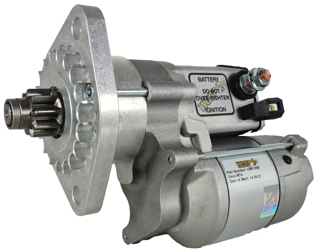 Wosp Lms1258 Starter Motor 12V 1.4Kw Fits Osca Mt4 High Torque Starter Motor 1