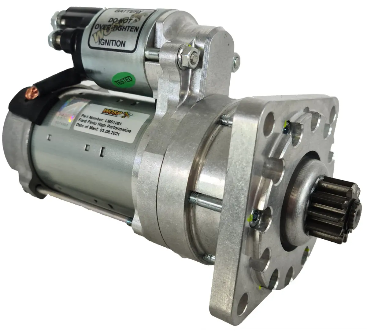 Wosp Lms1261 Starter Motor 12V 2Kw Fits Ford Pinto (Standard 135 Tooth Ring Gear) Engine High Performance Starter Motor 1
