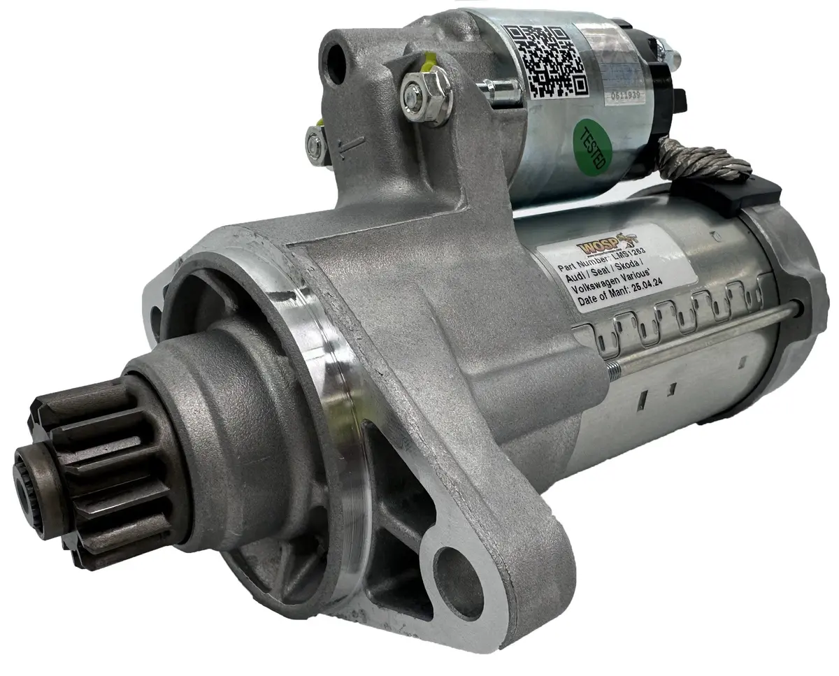 Wosp Lms1263 Starter Motor 12V 2Kw Fits Audi / Seat / Skoda / Vw / Volkswagen 'Various' High Performance Starter Motor 1