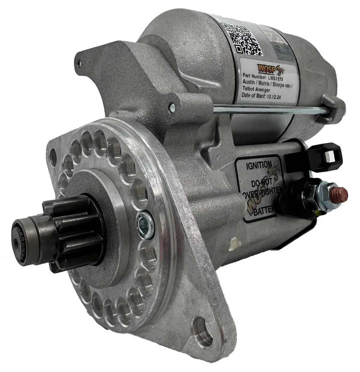 Wosp Lms1273 Starter Motor 12V 1.4Kw Fits Austin / Morris / Sherpa Van / Talbot Avenger High Torque Starter Motor 1